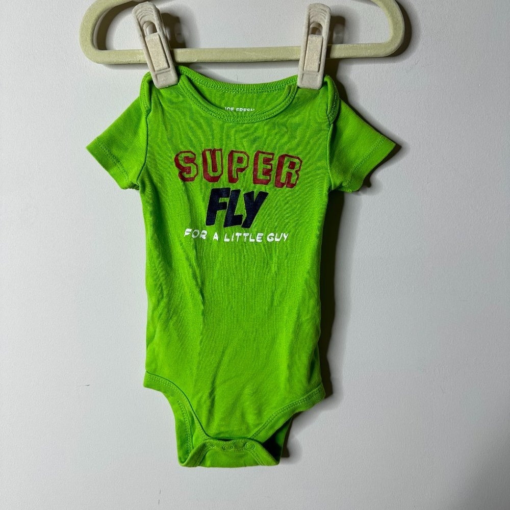 Joe Fresh Green Super Fly One Piece 3-6 Months